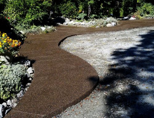 Exposed Aggregate Sidewalk Construction in Grants Pass, Oregon